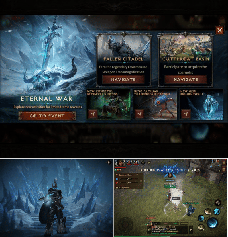 Diablo Immortal x World of Warcraft Eternal War