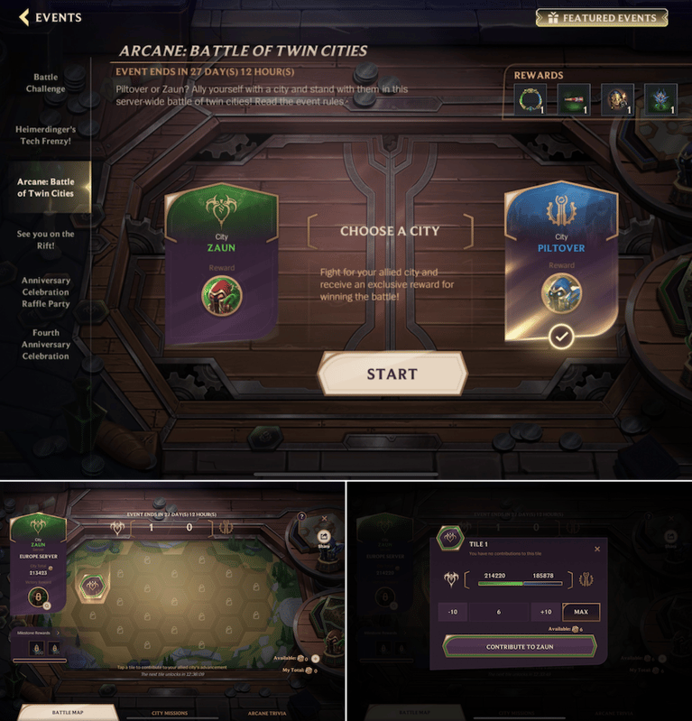 League of Legends - Wild Rift - Arcane - Battle of Twin Cities
